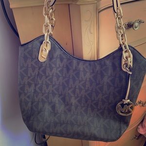 Michael Kors leather shoulder bag